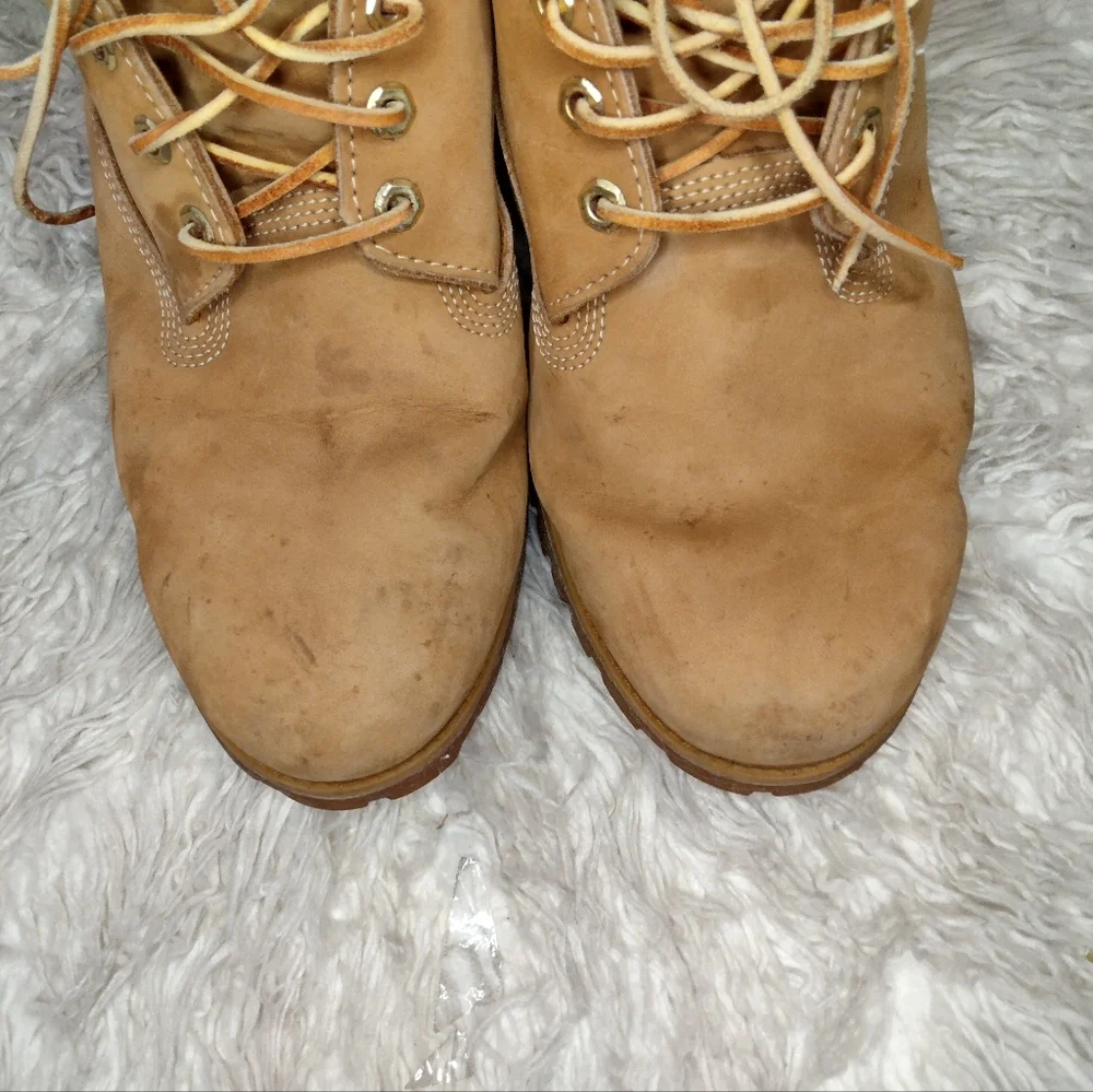 Vintage Timberland Leather Lace Up Waterproof Boot Size 13W